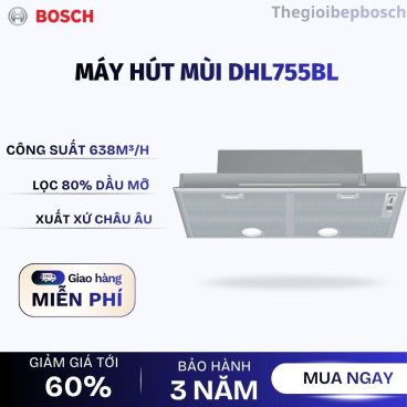 Máy hút khói khử mùi Bosch DHL755BL