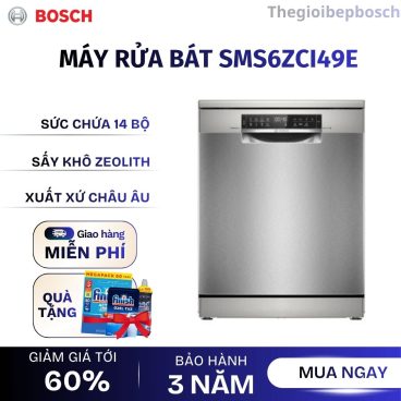 Máy rửa chén bát Bosch SMS6ZCI49E seri 6