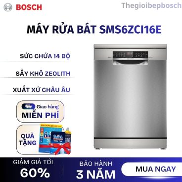 Máy rửa bát độc lập Bosch SMS6ZCI16E serie 6