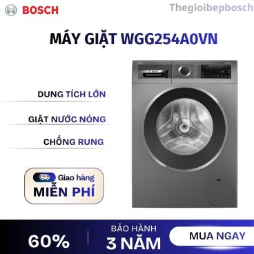 Máy giặt Bosch 10kg WGG254A0VN cửa trước