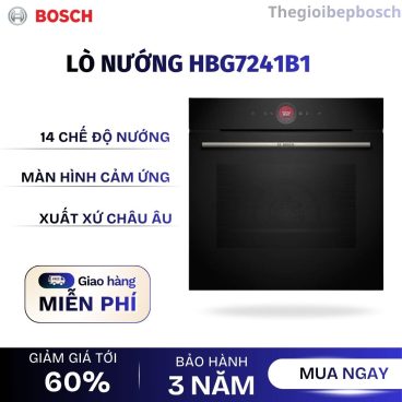 Lò nướng âm tủ 71L Bosch HBG7241B1